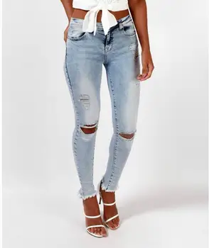 

Autumn Women High Waist Jeans Casual Denim Jeans Skinny Jeans Hot Pants Casual Skinny Jeans Pants Slim Pants Women's Pants