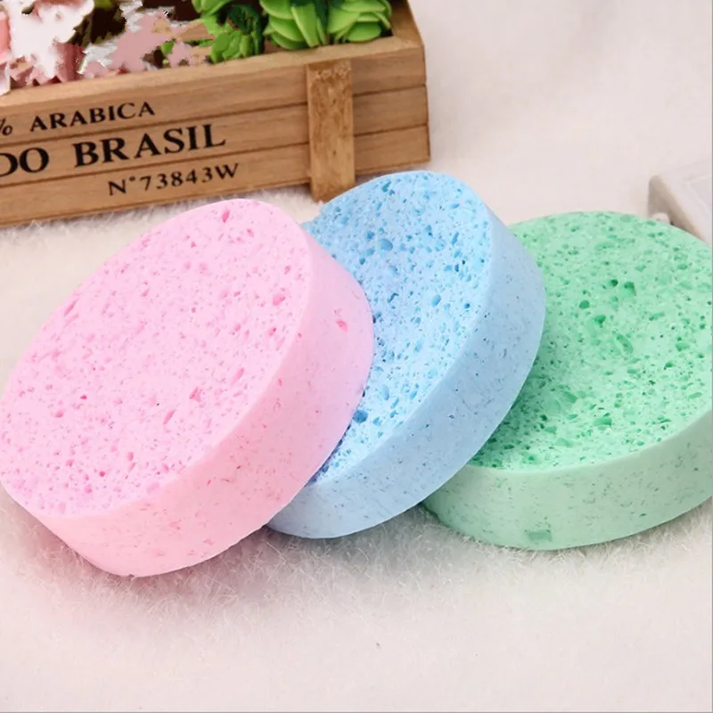 

Facial Beauty Soft Makeup Sponge Puff Face Cleanse Washing Sponge Exfoliator Cleansing Sponge Puff Facial Cleanser