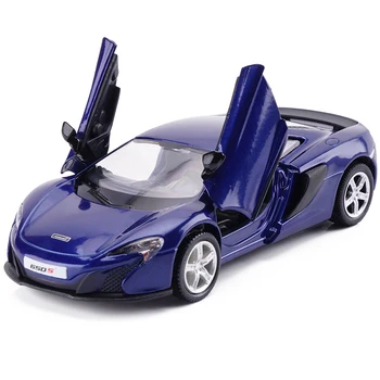 

5" High Simulation Toy Diecast Vehicles Metal Alloy Model Cars For Mclaren 650S Car Model Pull Back Toy Vehicles For Boys