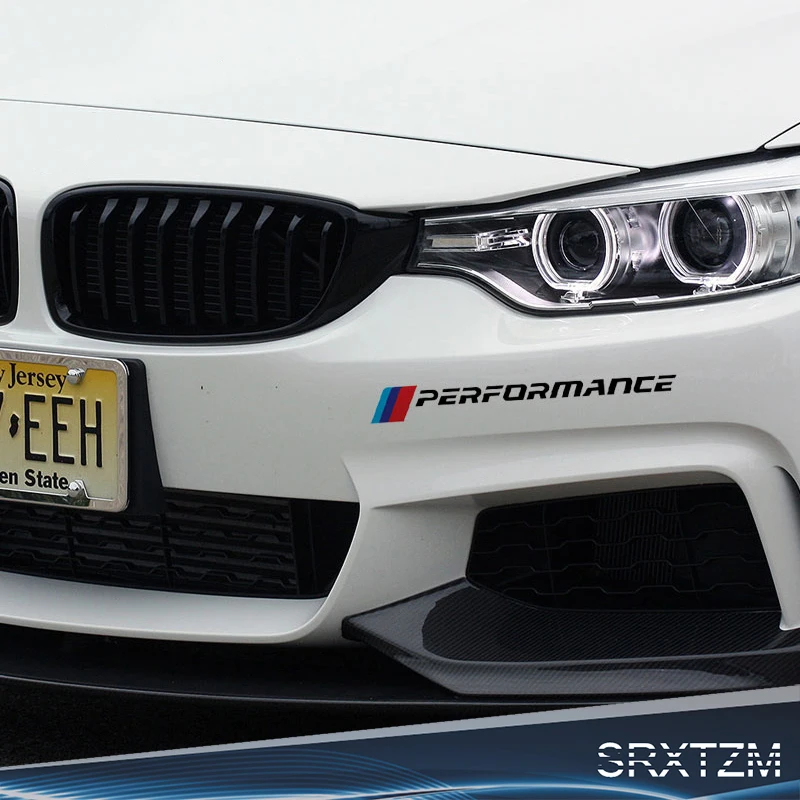 SRXTZM переднего бампера Стикеры наклейки на автомобиль s Sport Performance для BMW E90 F30 F10 X5 X6