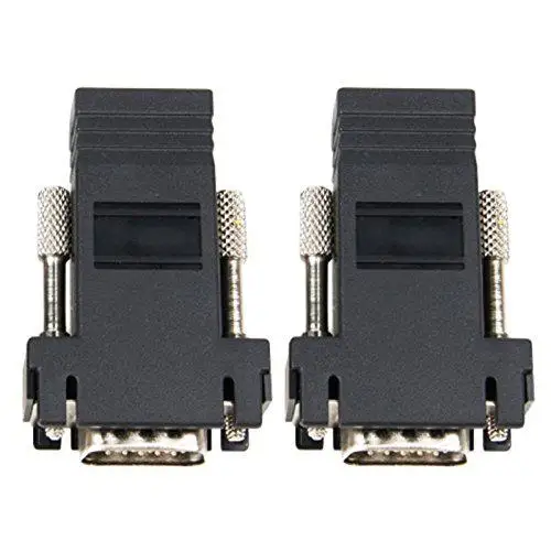 RJ45 к VGA расширитель адаптер 15pin гнездо LAN CAT5 CAT6 сетевой Ethernet кабель Женский HDTV