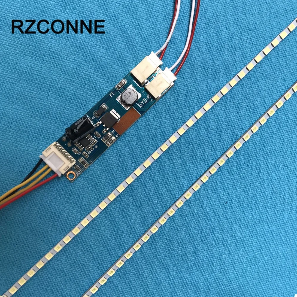 

485mm LED Backlight lamp Strip Kit Adjustable brightness Update 15-22 inch CCFL LCD Screen to LED Monitor 5kits