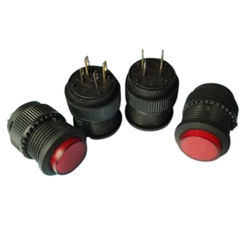 

Button switch R16-503BD without locking light 16MM button switch round switch 10pcs