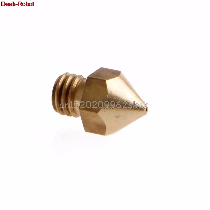 

For 1.75mm 3D Printer 0.2mm/0.3mm/0.4mm/0.5mm MK8 Extruder Nozzle Print Head New