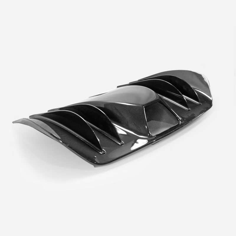 Авто-Стайлинг для феррари 430 Scuderia Стиль углеродного волокна задний диффузор F430 Глянцевая SCU передний бампер сплиттер Панель дрейф части