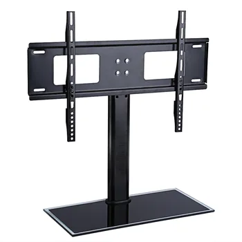 

Universal Table TV Stand LCD LED VESA Bracket Glass Pedestal Fit 26-32/ 37-55/ 52-71 inch etc 40Kg 60Kg 90Kg Loading