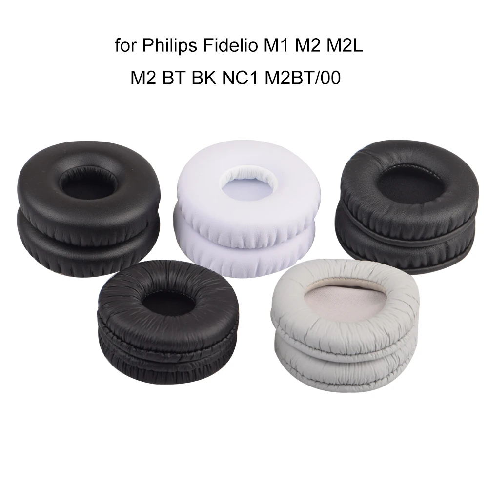 1 пара сменных подушек накладки для наушников Philips Fidelio M1 M2 M2L M2 BT BK NC1 M2BT/00 Беспроводная гарнитура наушники