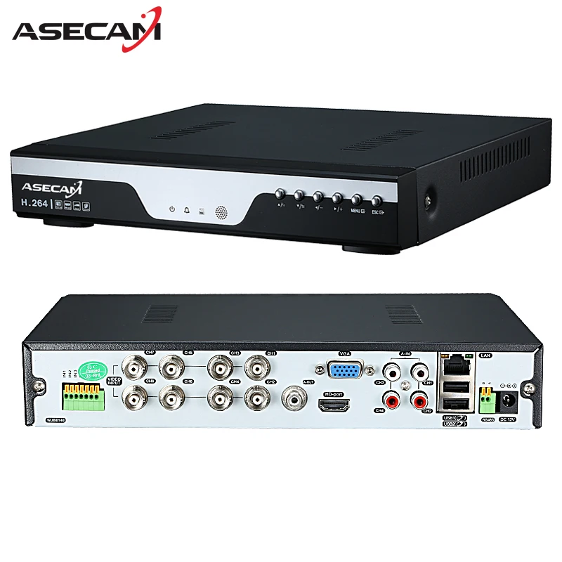 Factory 8CH 16CH AHD DVR 1080N 12fps CCTV Video Recorder