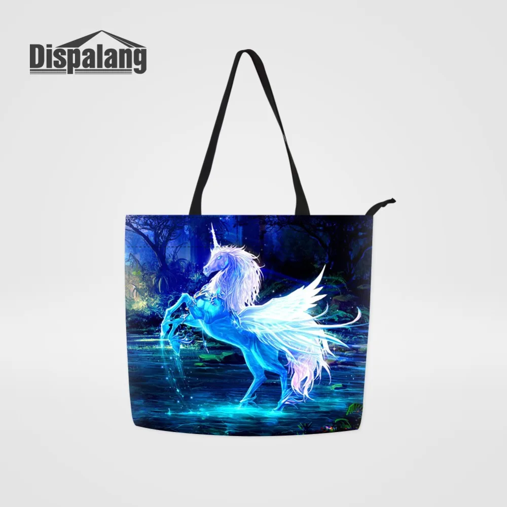 

Сумка-шоппер с принтом в виде животных для девочек-подростков, многоразовая сумка через плечо для женщин, сумки для путешествий, сумки для бакалейных товаров