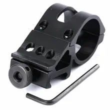 Hot 30mm Offset Clamp Scope Ring 20mm Picatinny Rail Mount for Laser Flashlight Torch Weaver for