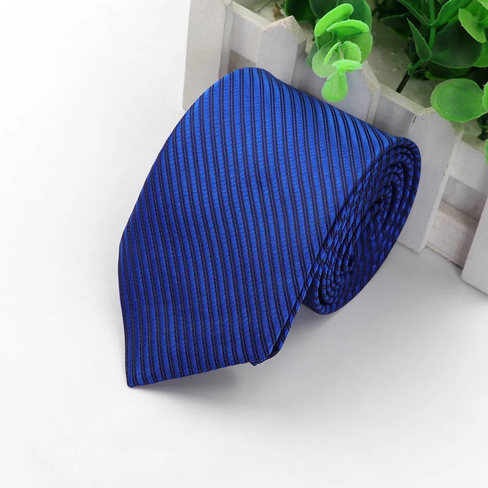 Мужские официальные галстуки в горошек, сплошной цвет, 8 см, классические полосатые жаккардовые Аксессуары для галстуков, повседневная одежда, галстук, NO.21-42 - Цвет: 25