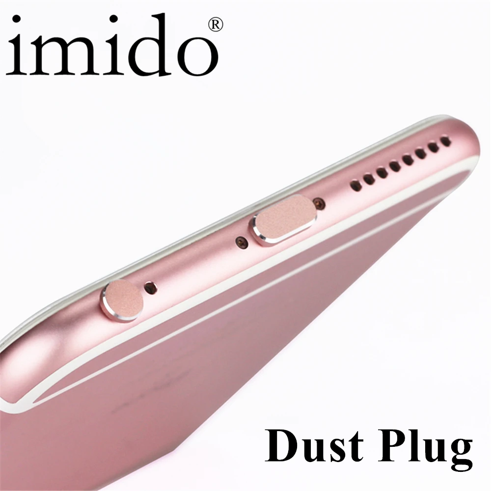 Модная металлическая пыль Plug Phone 2 в 1 для iPhone 6 6s + plus мобильный телефон Micro USB 3 5 мм