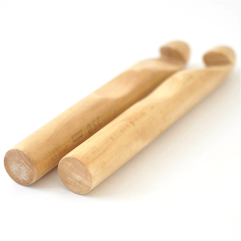 1 шт. бамбуковая ручка крючком супер толстая пряжа Исландская Вязание ткацкая игла экологически чистые большие размеры DIY ремесло ткацкие инструменты
