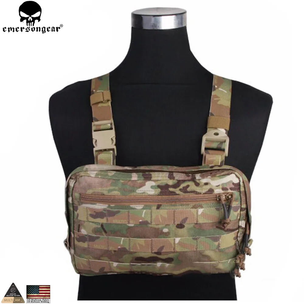Details about   US Tactical Chest Rig Shoulder Bag Tools Pouch Chest Recon Bag EDC Carry Pouch 