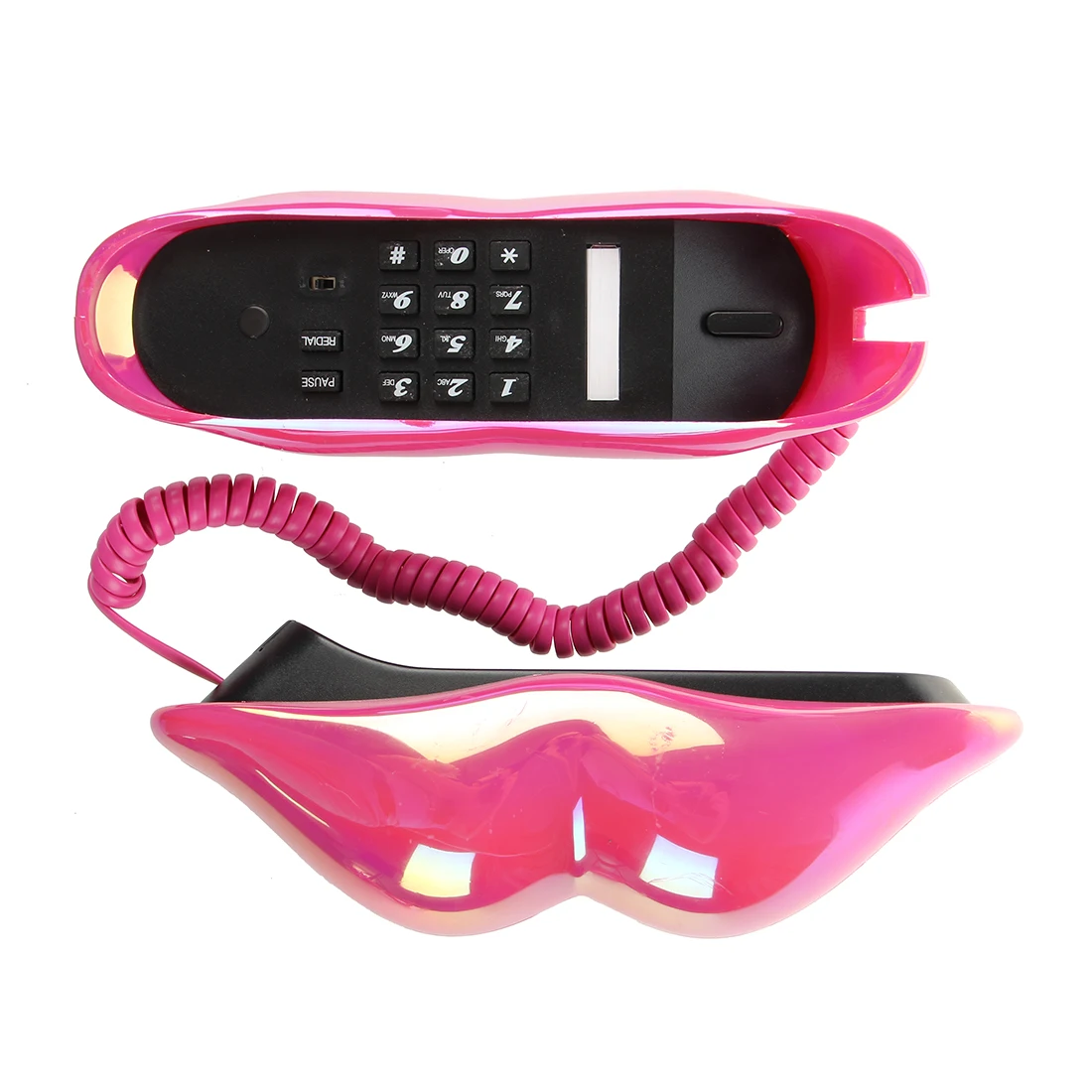 

Novelty Phone Marilyn Monroe Amaranth Glossy Sexy Lips Kiss Corded Telephone Phone