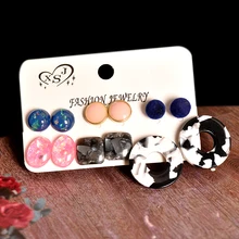 Новая мода для женщин ювелирные изделия оптом для девочек вечерние жемчужные серьги-гвоздики для Рапунцель и 6 пар/компл. великолепные красивые, высокое качество, прекрасный подарок