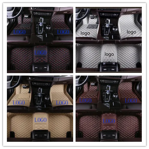 

Fit for Audi A3 2013-2017 with logo leather Car Floor Auto Mats Waterproof Mat Non Toxic and inodorous accessory