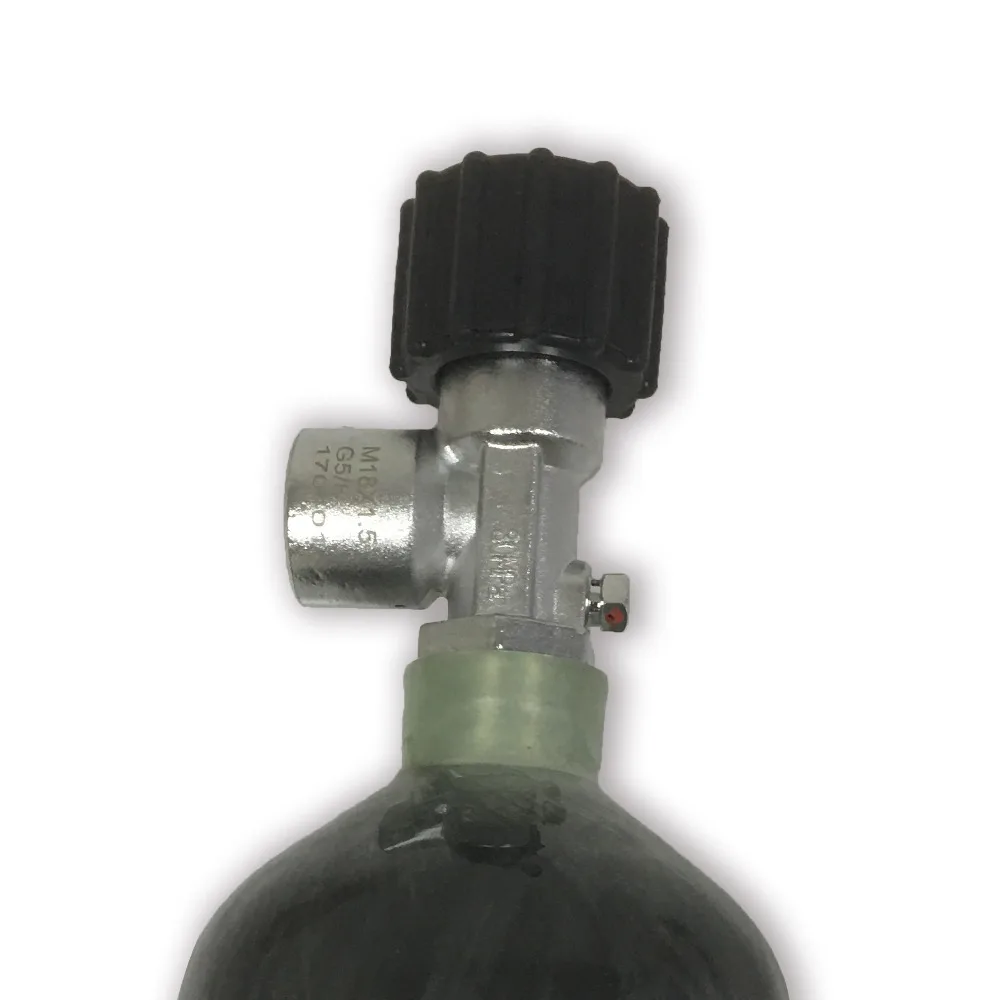 PCP клапан газовый баллон высокого давления полностью обернутый углеродное волокно Воздушный бак бутылка клапан резьба M18* 1,5