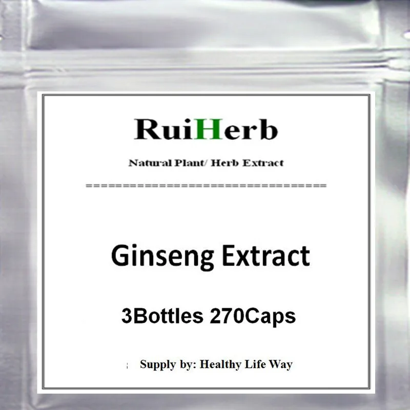 

Nature Ginseng Extract Caps ( 3Bottles , 270counts) free shipping