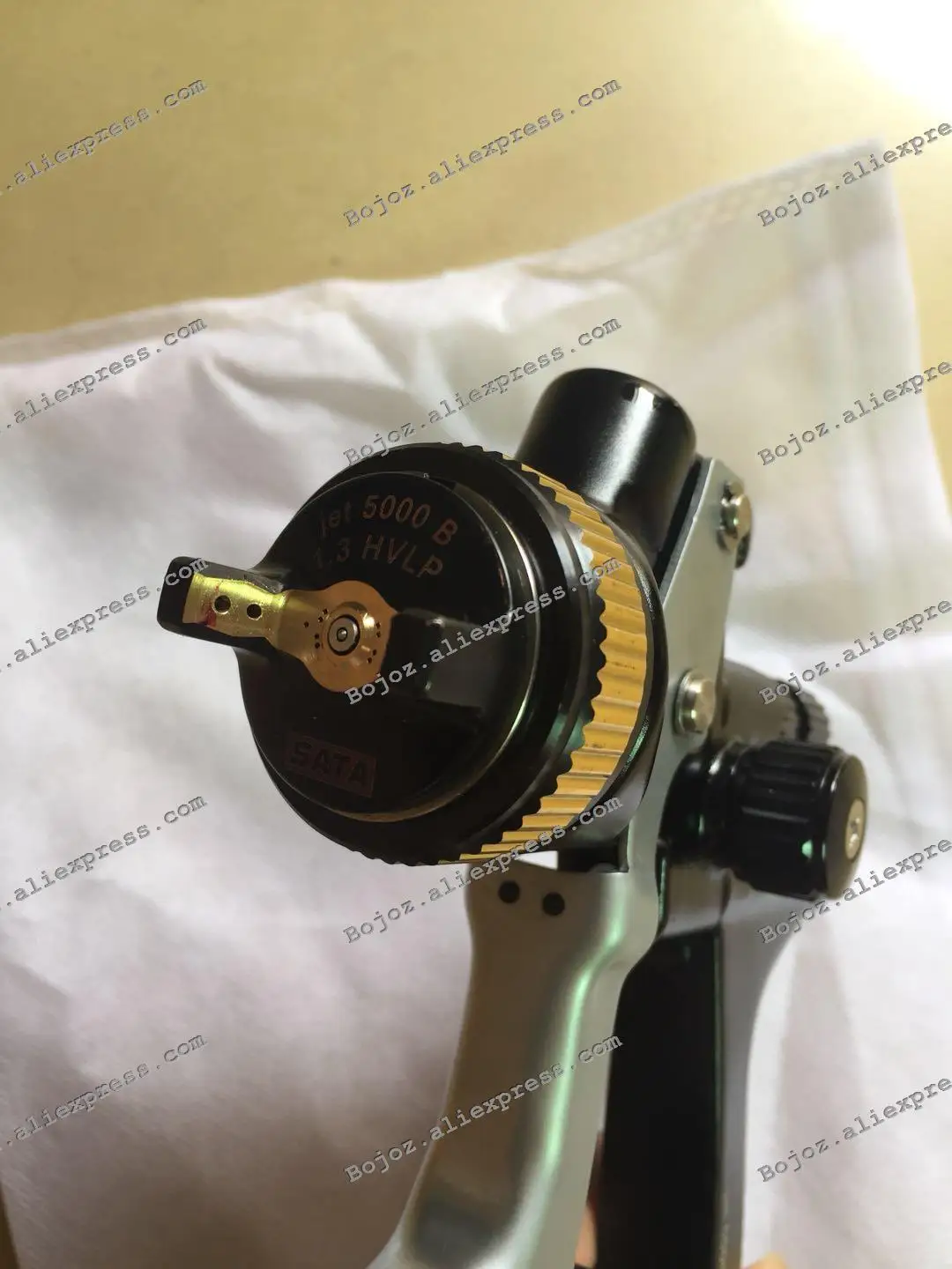 Skup EAC Black Limited Edition 5000B HVLP PHASER pistolet natryskowy 1.3 Noz w t kubek do samochodu, Porsche Design malowany pistolet natryskowy