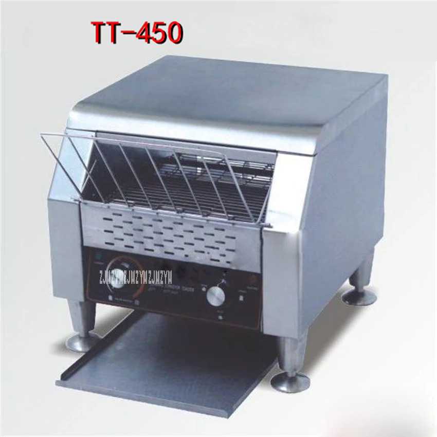 TT-450 110 В/220 В коммерческий Настольный Электрический хлебопечка тостер-печь для хлеба полностью автоматический тостер для завтрака 2,64 кВт