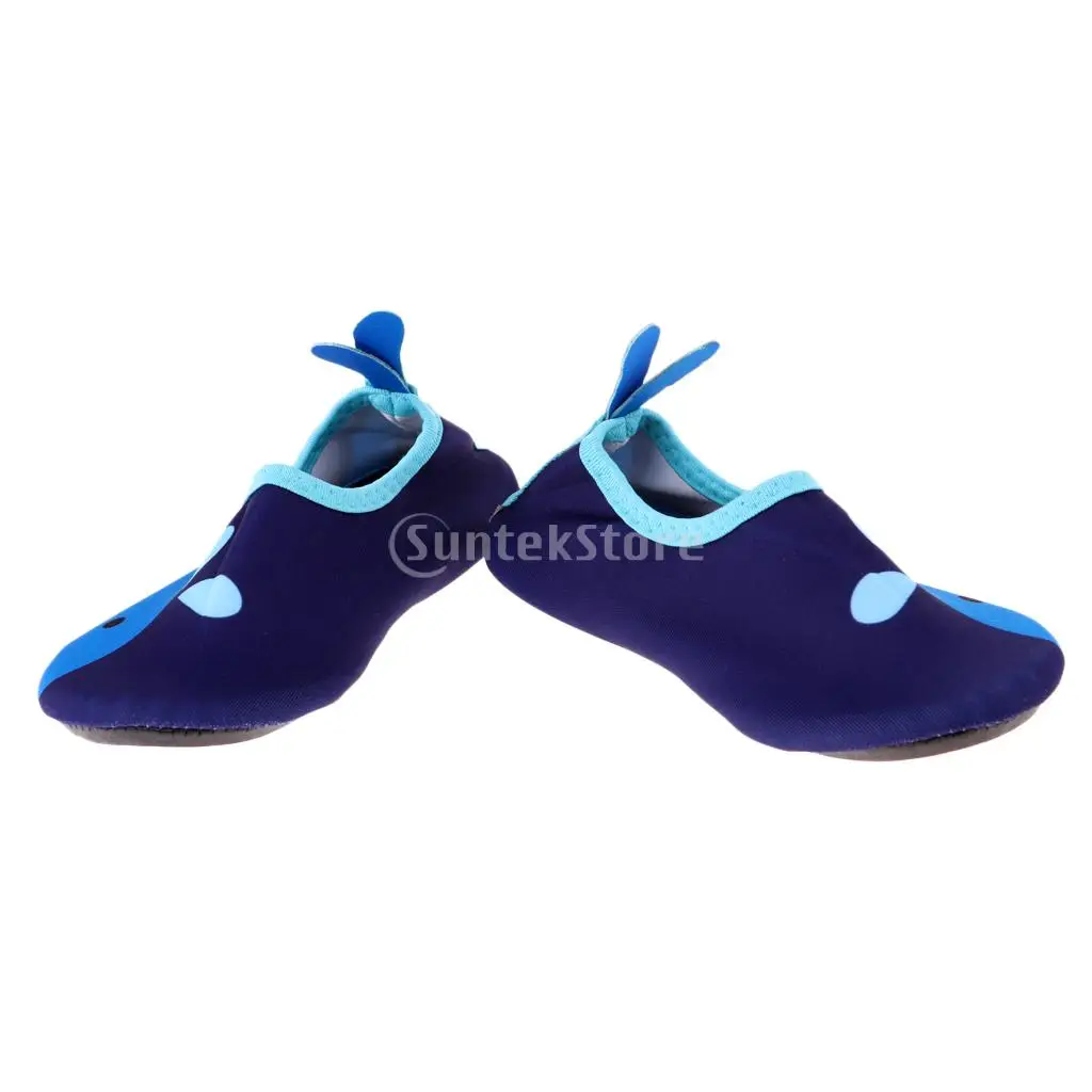 Unisex Kids Children Water Shoes Beach Swimming Pool Surf Aqua Socks - Soft, Comfortable, Breathable & Quick Dry - All Sizes