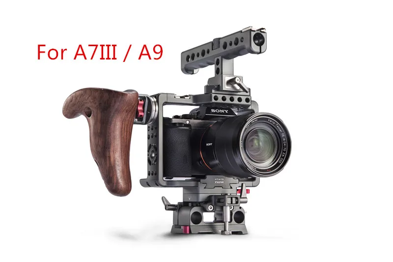 Jaula Para Cámara Pro Funda Protectora De Video De Agarre Para SONY 7 RIII//A7M3//A7III Serie A