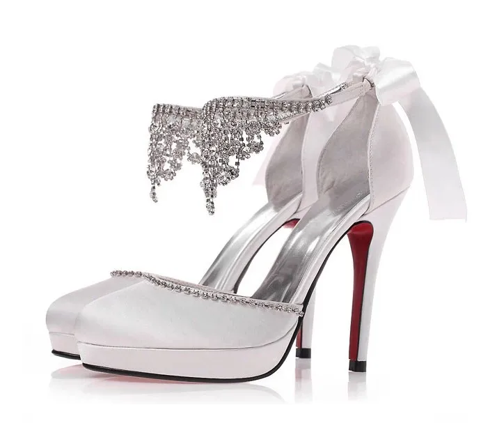 wedding diamond heels