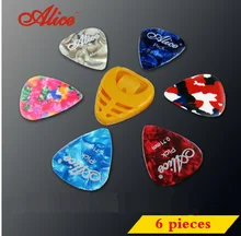 Alice Guitar Parts Recoger 6 Unidades Accesorios Instrumentos Musicales Guitarra Ukulele 0.46 0.71 0.81 0.91 1.2 1.50mm Mediadores