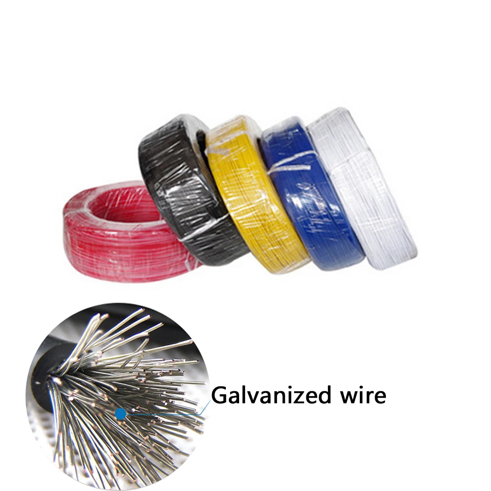 UL1015 20AWG 2 6 мм ПВХ Луженая Медь многожильный провод кабель 600 В Внутренняя проводка