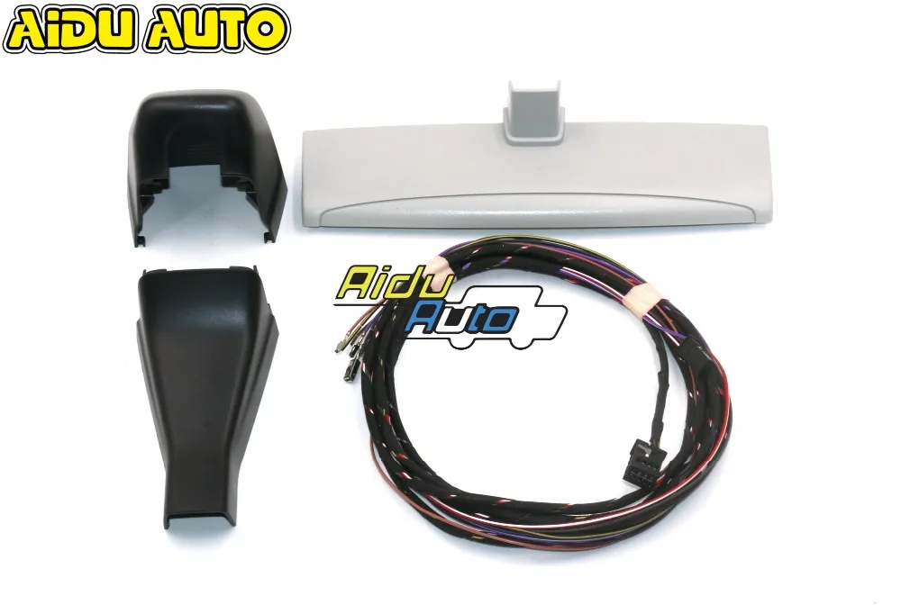 

Anti-glare Dimming Rear View Mirror Cover & install Auto Headlight Sensor Rain Light Sensor Cable Harness For VW Golf 7.5 MK7.5
