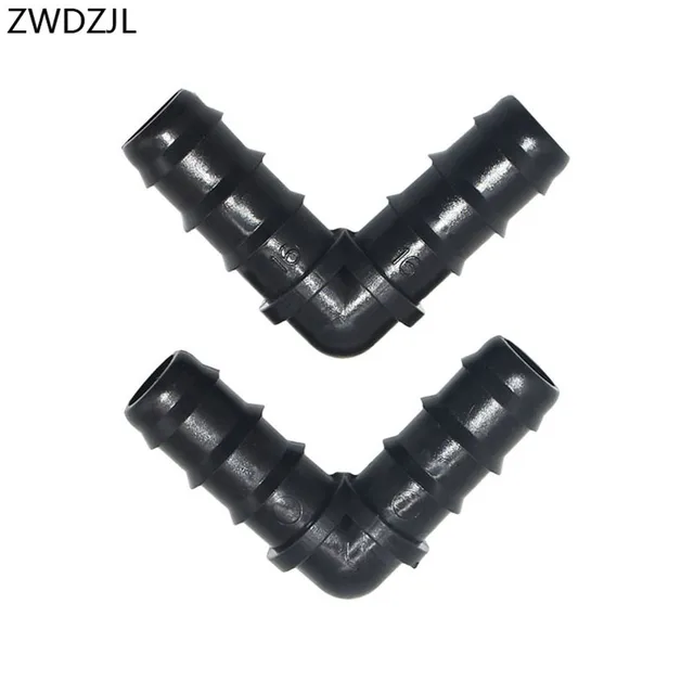 Kerti Tömlő 16 Mm -Es Könyök Barb 1/2 Térd 90 Fokos Javító Csatlakozás Adapter Öntözőrendszer Szerelvények 5Db - Image 4