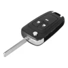 KEYYOU 20X Remote Case Fob Cover Flip Folding Key Shell Blank For Chevrolet Lova Sail Aveo Cruze Car Key 2/3/4/5 Buttons ► Photo 2/5