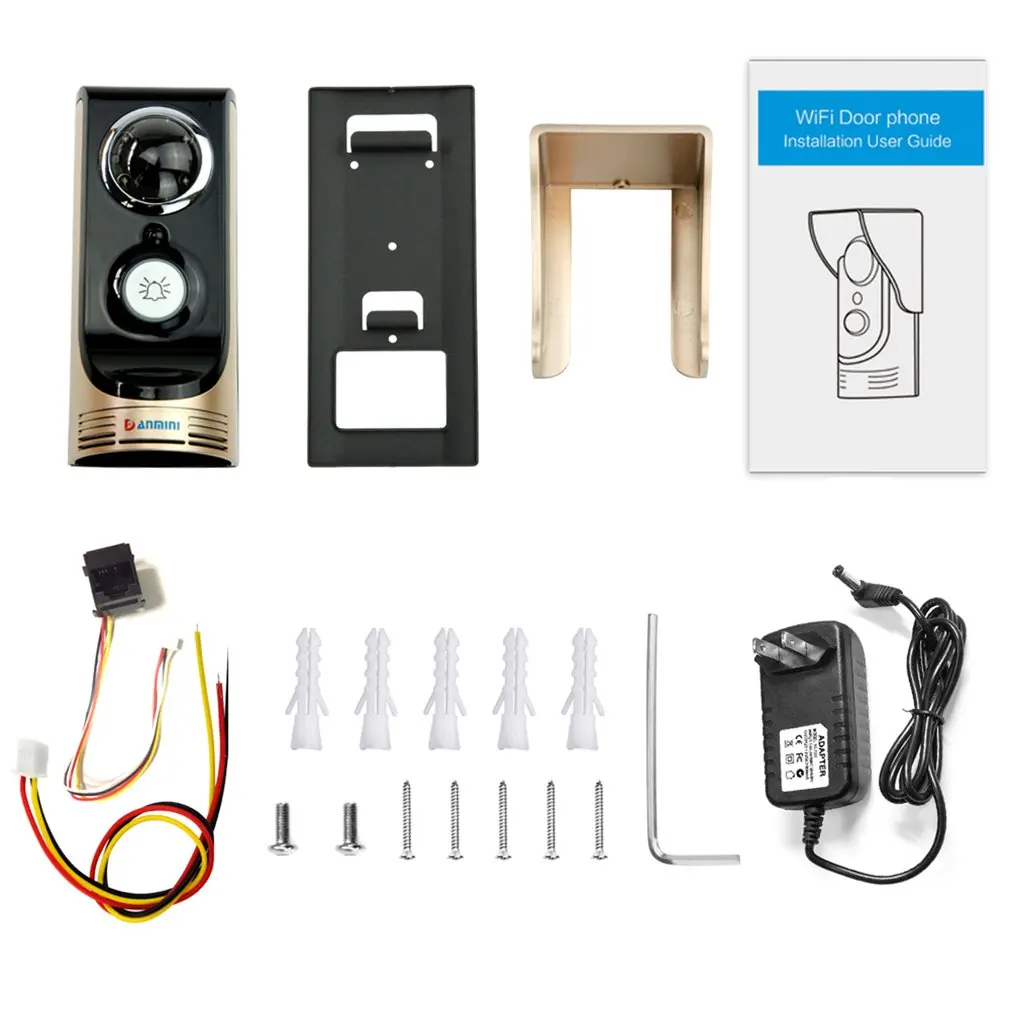 

Smart WIFI Wireless Doorphone PIR Motion Detection 3M 145 Degree Wide Angle Home Use Door Video Intercom Doorbell Night Vision