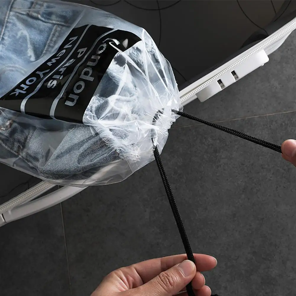 5 قطعة للماء سفر حذاء حقيبة التخزين سميكة شفافة الرباط المنظم أمتعة محمولة Sundreis خزانة حقيبة للحمل