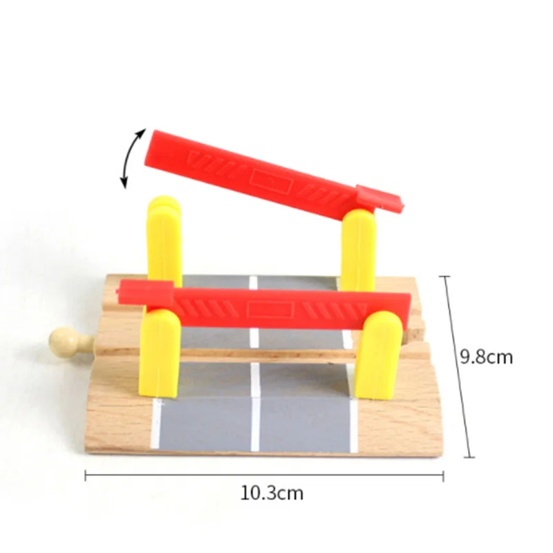 Деревянный трек поезд железнодорожный мост аксессуары компонент туннель игрушка заменяет часть