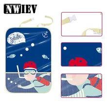 NWIEV, Детский защитный коврик на заднюю часть сиденья для peugeot 407 208 508 Mini Cooper Roadster Paceman Audi B5 A6 C5 C6 A5 Q5 Q7