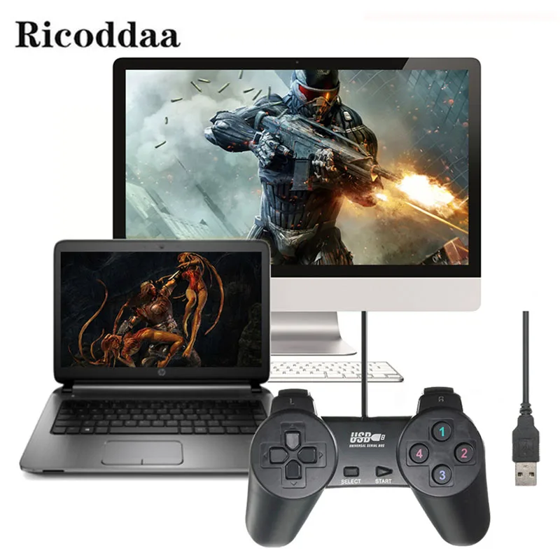 USB Gamepad Multimedia Controle Joystick PC Controller For