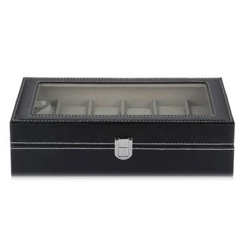 

12 Grid Watch Display Case Wrist Watch Storage Box Jewelry Storage Organizer
