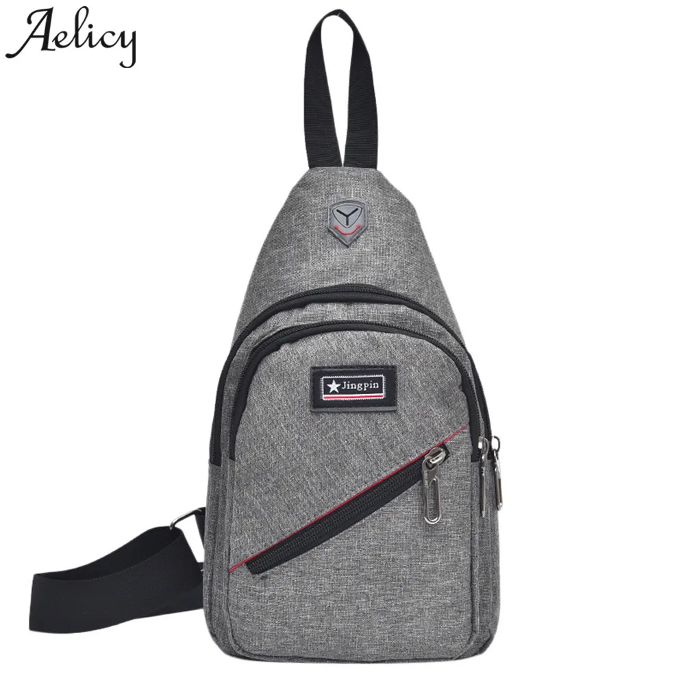 

Aelicy Men Business Style Chest Bag Male Messenger Bags Man Fashion Chest Bag Men Crossbody Bags