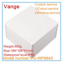 2 шт./лот профессиональные формы основа распределительная коробка 166*166*91 мм IP68 водонепроницаемый пластиковый корпус diy для электронных устройств