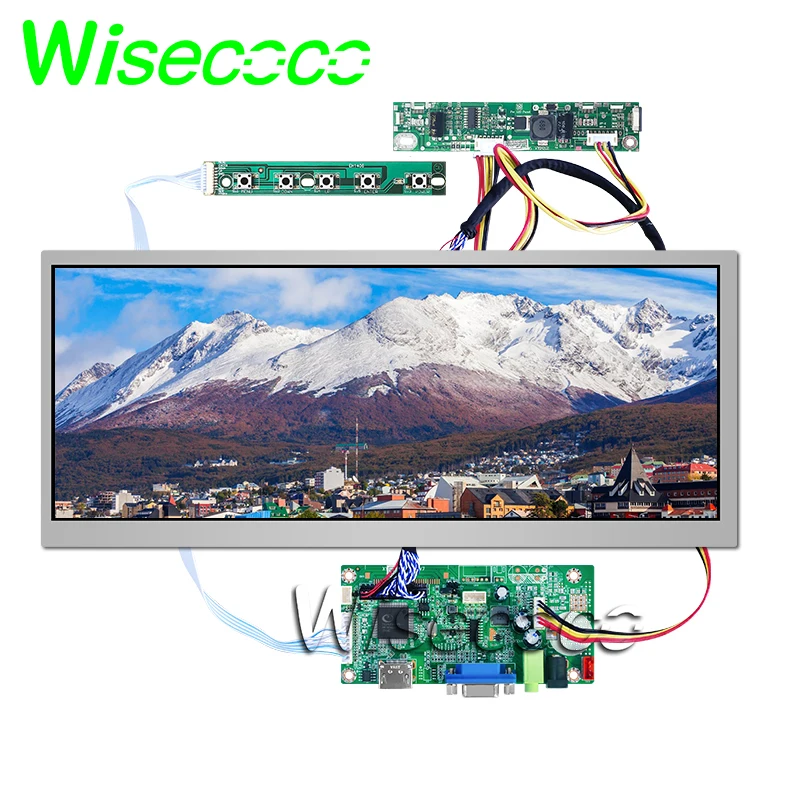 Новинка оригинальный дисплей 12 3 дюйма x яркость жк экрана кд/м2 с HDMI VGA|ЖК-экраны и