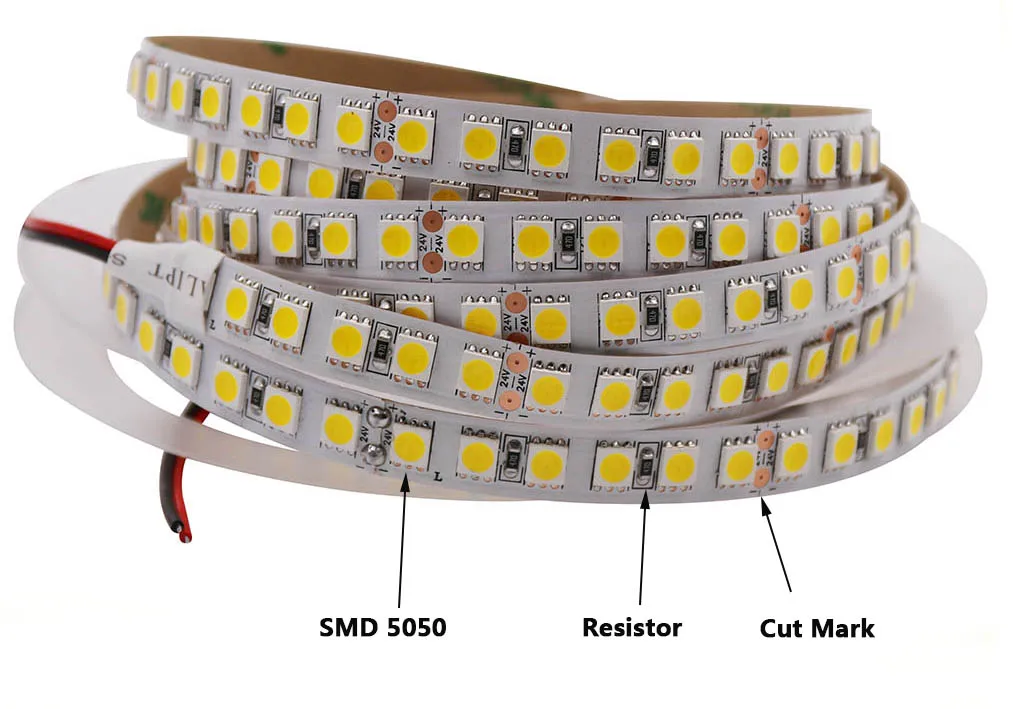 5050 светодиодный ленточный светильник 600 светодиодный s/5 метров DC 12 В/24 В Высокий люмен Водонепроницаемый IP33 IP65 IP67 SMD 5050 Светодиодный диодный ленточный светильник