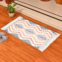 Скандинавские мягкие ковры для гостиной, спальни, под кухонные коврики, напольный дверной коврик, Нежный Хлопок, 60x90 см, размер, коврики, декорированные