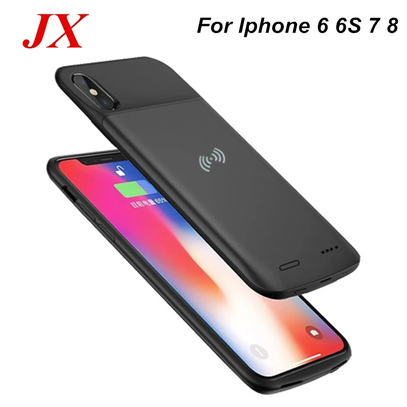 

2650 mah For iphone 6 Battery Case Smart Wireless Charging Phone Case Cover And Power Bank For iphone 6 6s 7 8 Battery Case