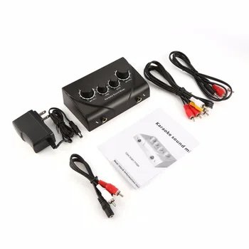 

Karaoke Sound Mixer Professional Audio System Portable Mini Digital Audio Sound Karaoke Machine Echo Mixer System