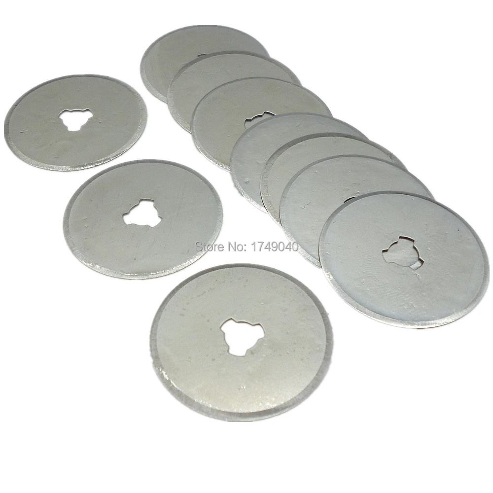 10pcs 28mm Rotary Blades Cutters Fabric Paper Circular Cut Patchwork