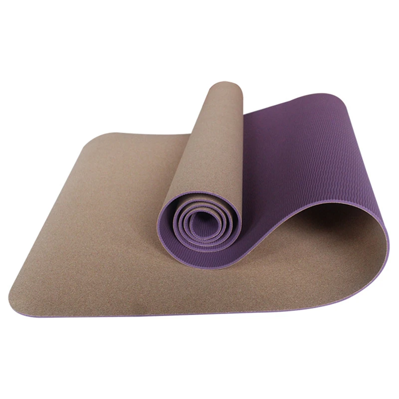 Cork yoga mat, source manufacturer, tasteless and environment friendly