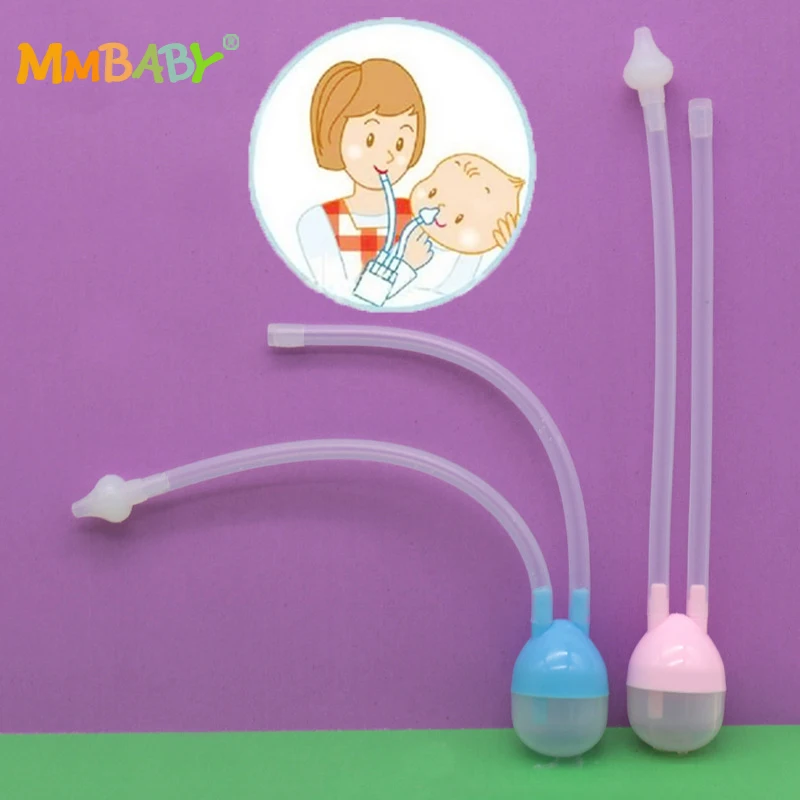 

MMBABY New Born Baby Vacuum Suction Nasal Aspirator Safety Nose Cleaner infantil Nose Up aspirador nasal Baby Care Dorpship Hot