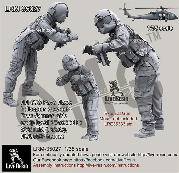 Scale Model Kit Live Resin Lrm 35027 1 35 Hh 60g Pave Hawk